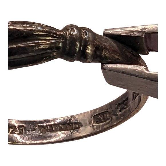 VTG Sterling Silver Round Cut Cubic Zirconia Solitaire Ring 925 CZ Size 8 Bridal - Picture 8 of 11